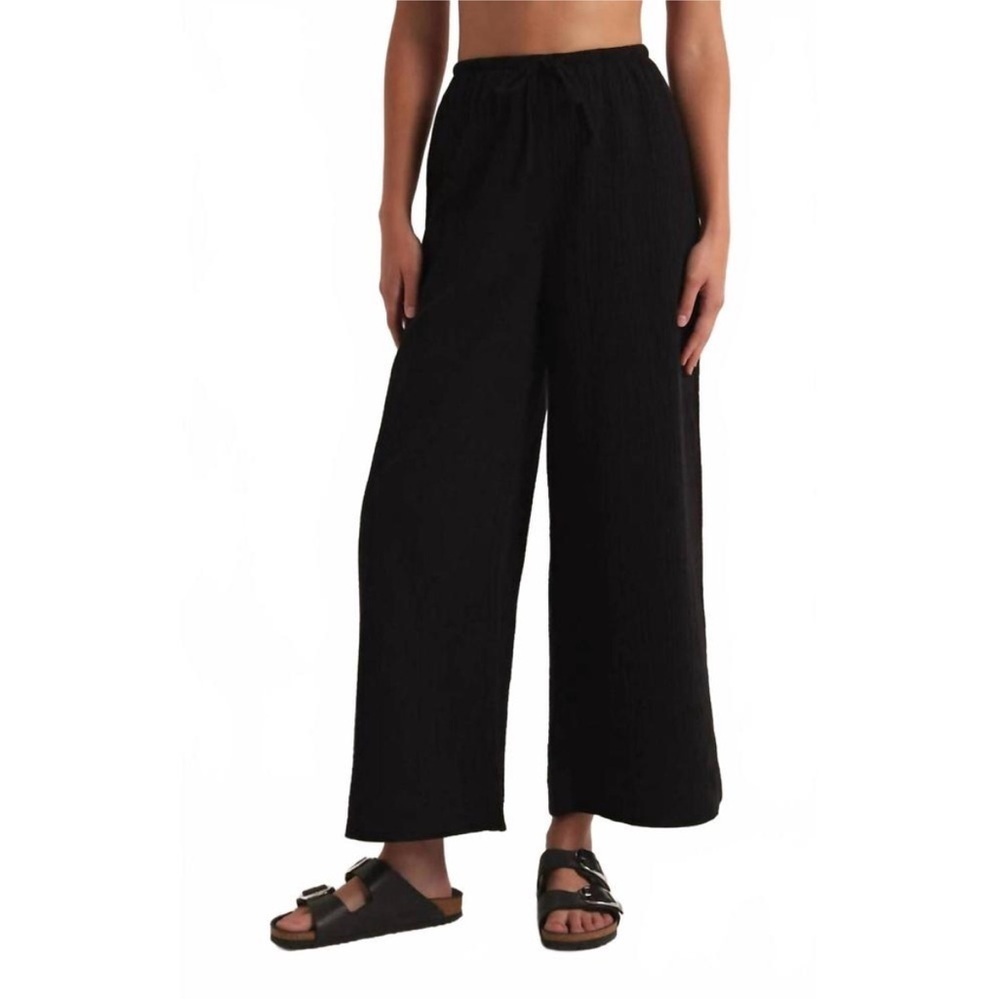 Z Supply Bondi Gauze Pant In Black Small